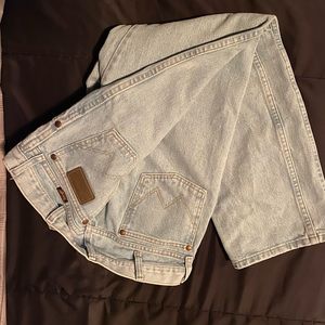 Mens Wrangler White wash jeans